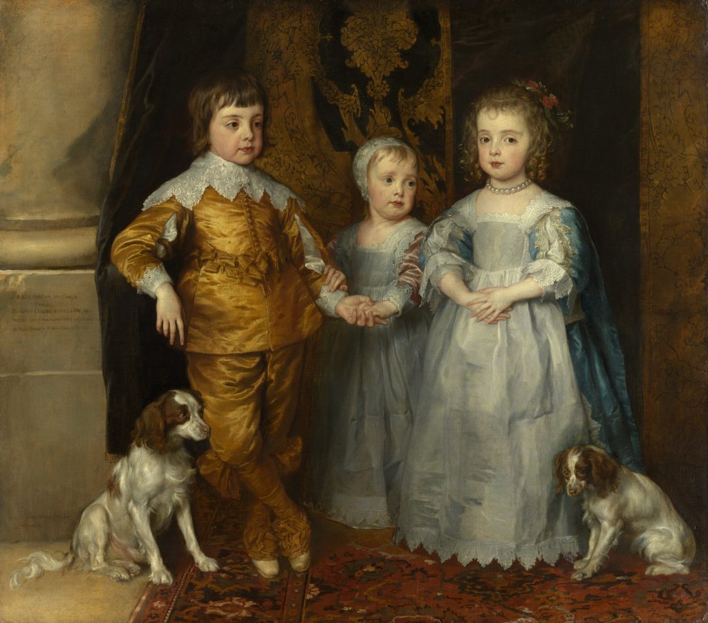 The Three Eldest Children of Charles I, 1635-1636, Anthony Van Dyke. Royal Collection Trust / © Her Majesty Queen Elizabeth II 2019